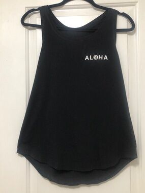 Lululemon Aloha Hawaii Special Edition Racerback Tank Black L